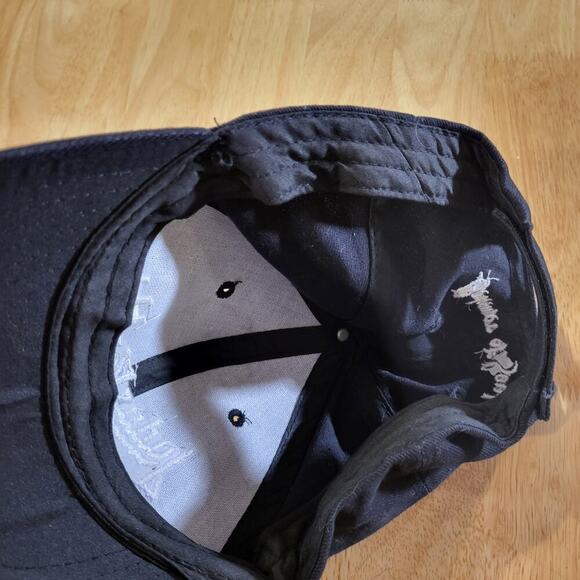 Judas Priest Baseball Hat Adjustable Black White Embroider Hook & Loop Closure - Picture 4 of 8